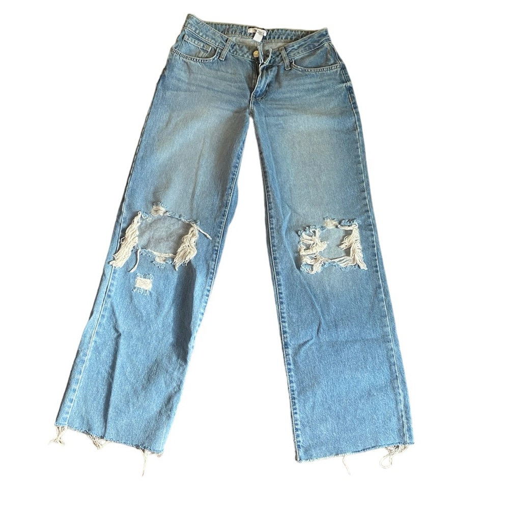 Long Ripped Jeans